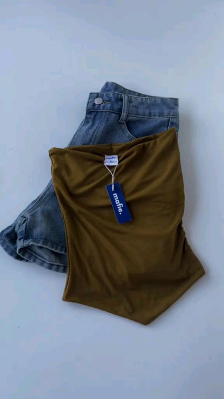 POINTED TUBE TOP#TUBE TOP#MAFIE