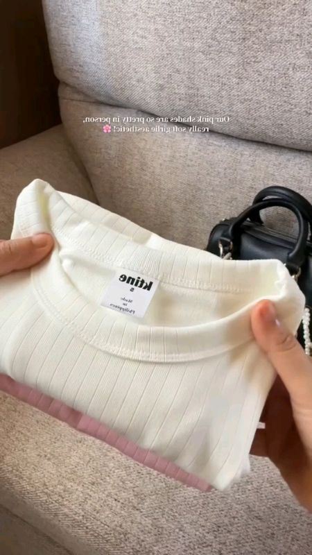 Basic Top Premiun Quality Cotton Ribbed Knitted Fabric Full Length #shopee #MasMuraSaShopee