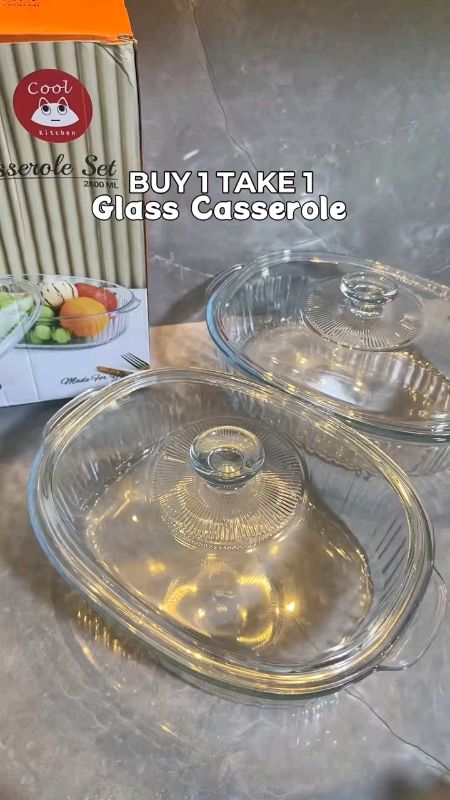 #glasscasserole #casserole #buy1take1glasscasserole #foodtray #foodserver #trending #shopee #fyp #MasMuraSaShopee #FreeCoinsInShopeeVideo