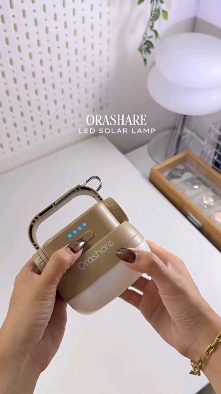 Check out Orashare OL15 Solar Camping Light 2400mAh Rechargeable LED IPX5 Waterproof Portable Emergency Lamp.#MasMuraSaShopee