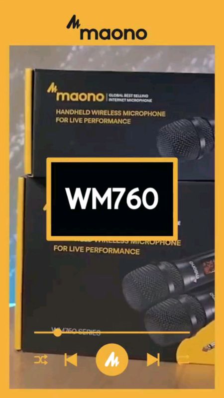 Maono WM761 Professional Wireless #microphone  UHF Handheld Rechargeable Dynamic #FreeCoinsInShopeeVideo #PinamurasaShopee #MasMuraSaShopee