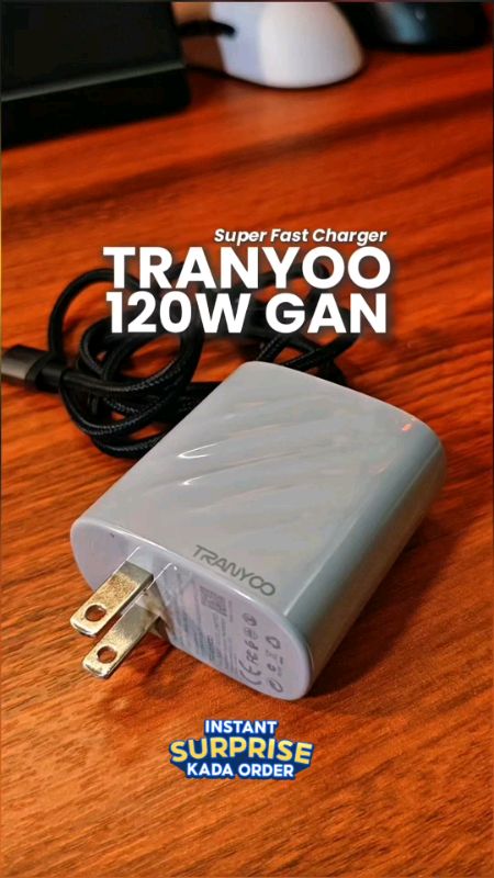 TRANYOO 120W Dual Port Super Fast Charger#TRANYOO #120WCharger #FastCharging #charger #MasMuraSaShopee#FreeCoinsInShopeeVideo#Viral #trending #foryou