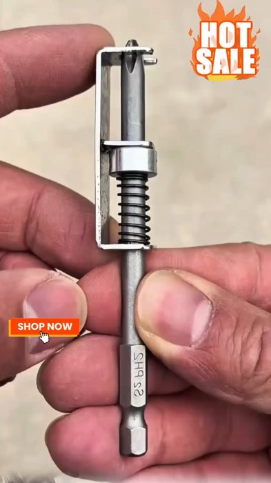 ￼Fancy Spring Loaded Screw Holder Screwdriver Position Anti Drop Universal Screw Fastening Tool PH2 1Pc #screw #holder #MasMuraSaShopee