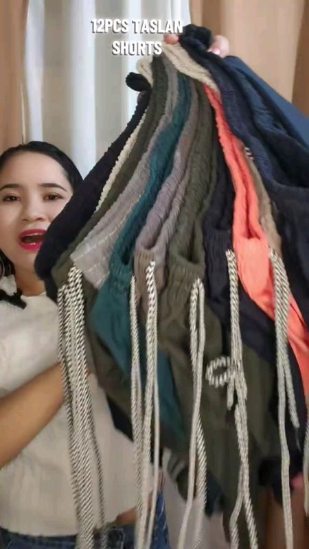 #FreeCoinsInshoopeVedio Buy 1 Get 7 Pcs Fashion Plain Taslan Short For Women With 2 Pocket#💞💞💓💯