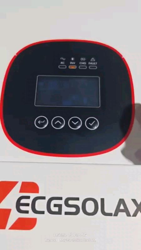 #ECGSOLAX 6.5KW 48V On-Grid/Off-Grid #HybridInverter 24VDC/48VDC 230VAC #PureSineWave #Solar #Inverter