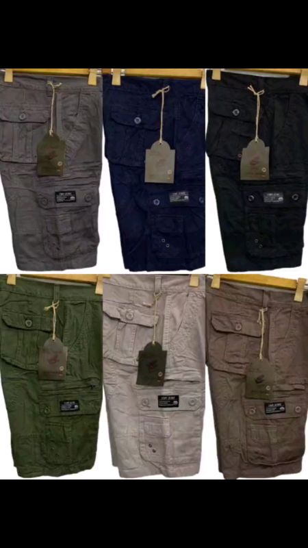 #Cargo short 6pocket Cotton makapal