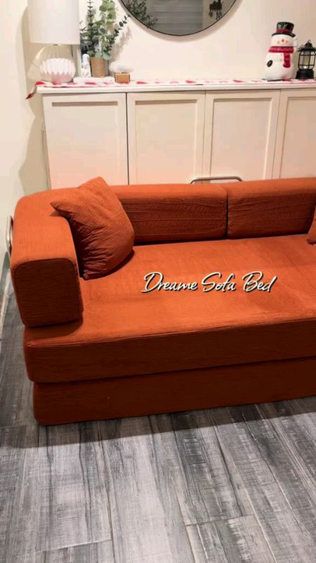 Dreame Compressed Sofa Bed Foldable Corduroy 4in1 Convertible Guest Bed #Home #sofa #trending #shopee #quality #best #comfy #buy #checkout