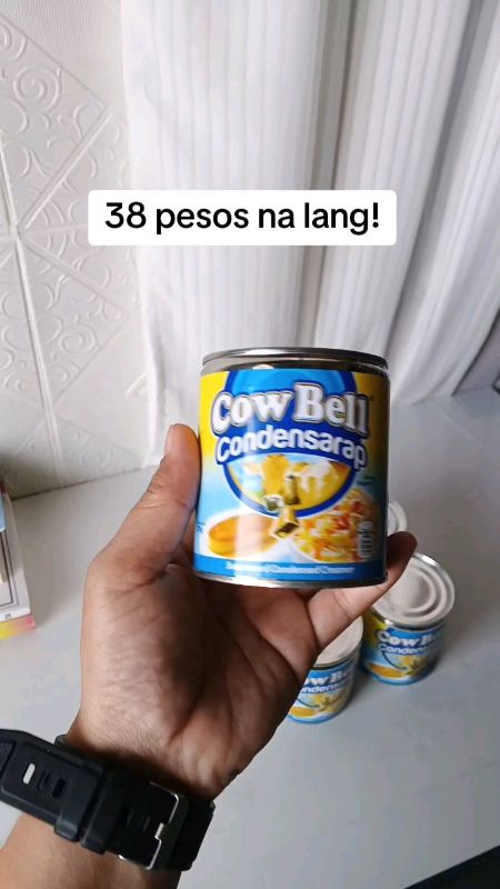 38 pesos na lang!  #condensedmilk #cowbell #cowbellcondensarap