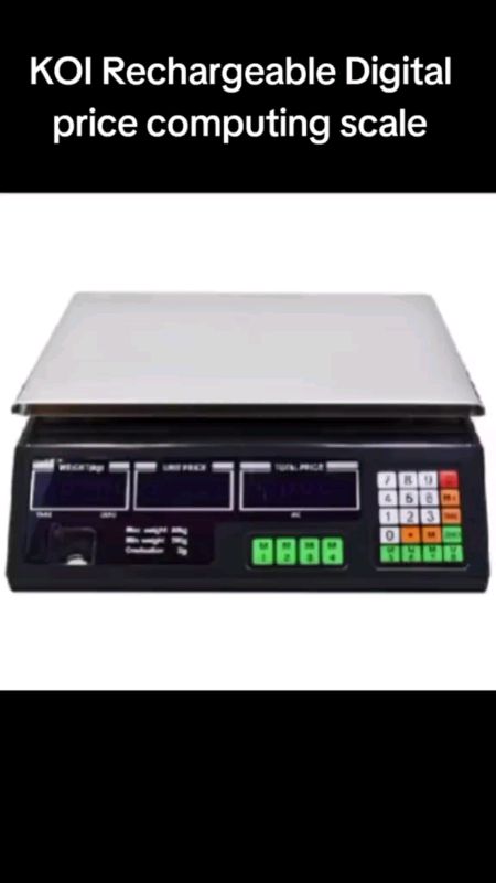KOI Rechargeable Digital price computing scale