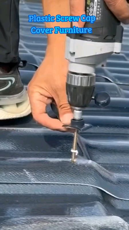 Plastic Screw Cap Cover Furniture Fold Snap Protective Cap #fyp #viral
