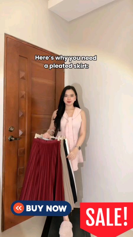 Ladies Skirt#pleatedskirt #skirt #elegantskirt #PlainPleatedSkirt #highquality #affordable #sale