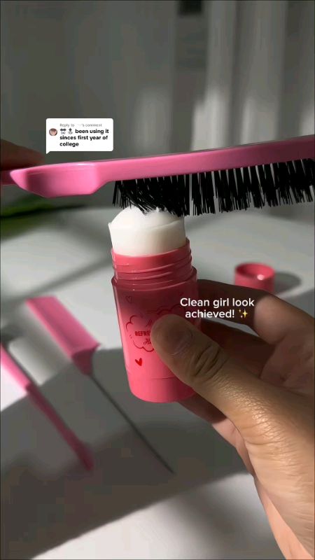 my fav hair wax set, always!! affordable and complete set na - may kasama nang tatlong suklay para mas sleek ang atake  #sleekstickhair #hairslickstic