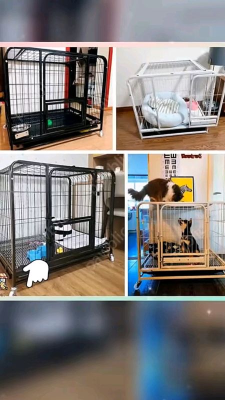 #XXXL #DogCage #HeavyDuty #Steel #SquareTube #dogCrate #PetCage #Large #skylight #doubleDoor With #Wheels #trending #tool #fashion #diy