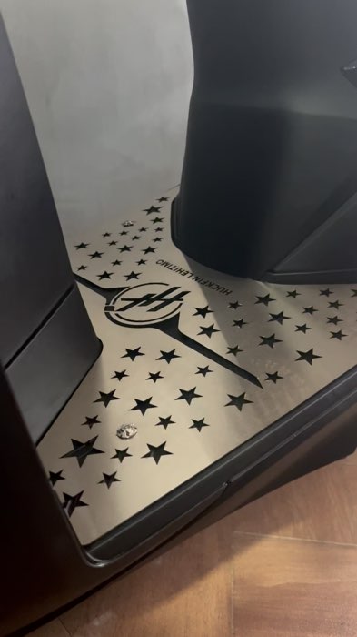 Stainless matting CNC cut for Click V1 V2 V3 V4 #HuckFinLehitimo #clickv4 #clickmatting #clickaccesories link: https://s.shopee.ph/6pxzcLDOmZ