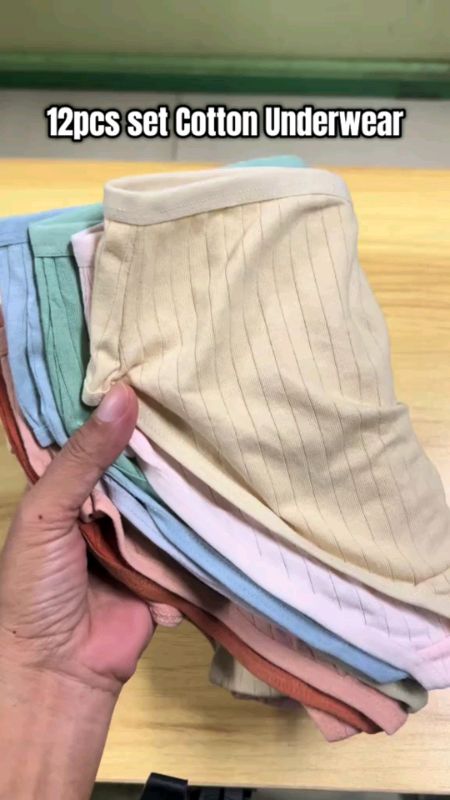 #MasMuraSaShopee #COD 12PCS Panties For Teens Comfortable Innerwear Girls & Women Basic Breathable Aesthetic Womenswear