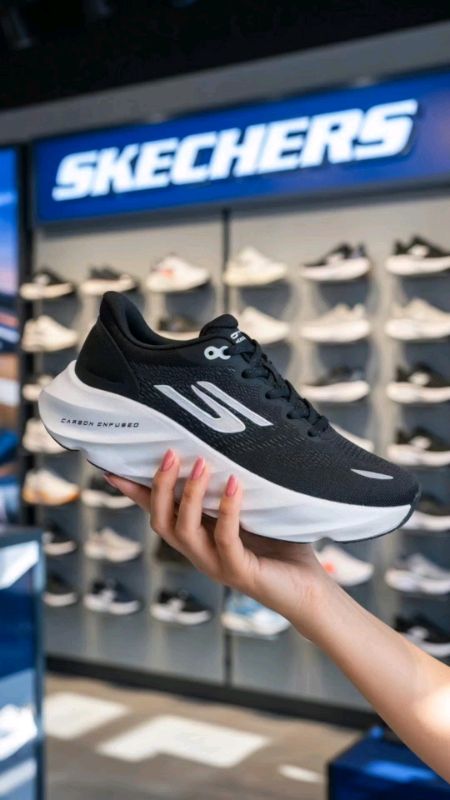 Skechers Go Run Max Road 7 Men's Running Shoes - Black #MasMuraSaShopee