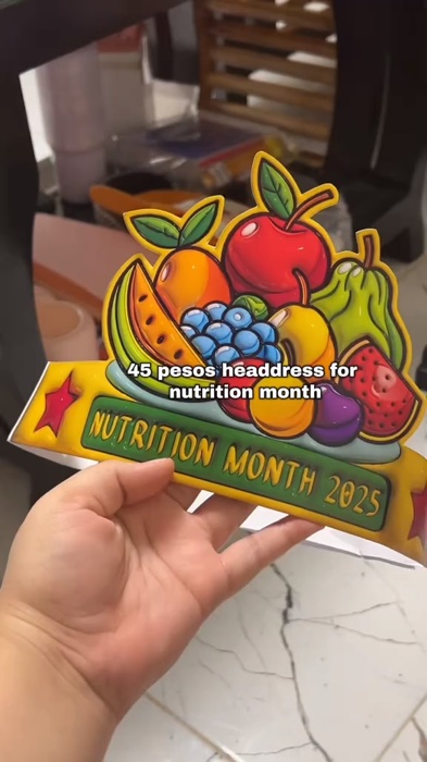 #headdress #nutritionmonthheadband #nutritionmonthheadress #fruitsheaddress #vegetableheaddress #MasMuraSaShopee #FreeCoinsinShopeeVideo #fyp