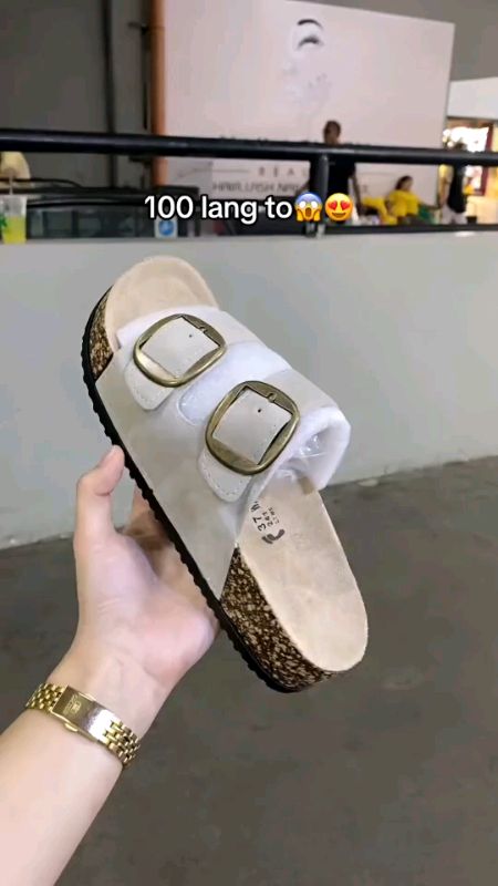 2025 New  Korea Plush Surface Flat #Sandals For Women  Non-Slip High-End Slippers Lightweight and breathable