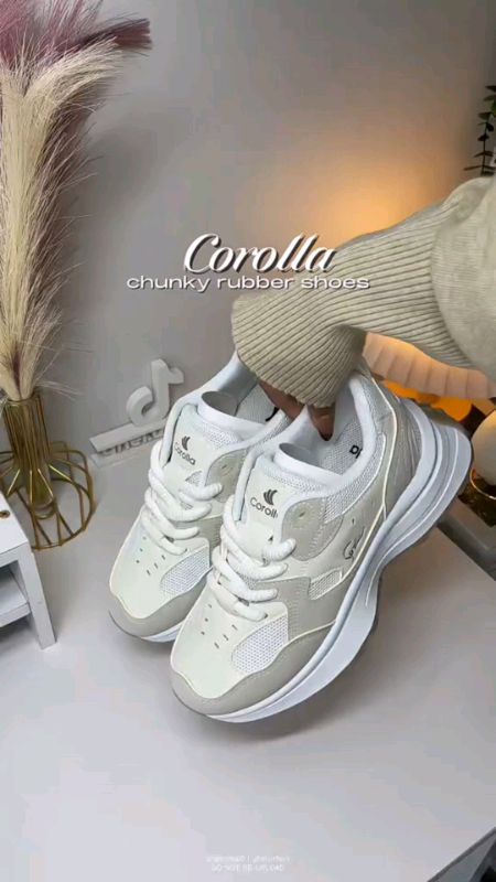 This Corolla chunky rubber shoes. CHECK IT OUT NOW!!