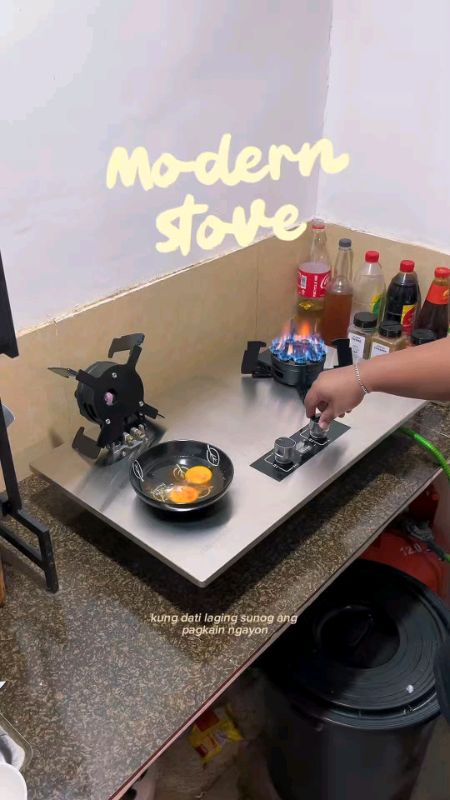 Gas Stove Two Burner Gas Stove Double Standard Double Standard Timed Flip Folding  #GasStove #DoubleBurner #KitchenStove #TimerStove #BuiltInStove