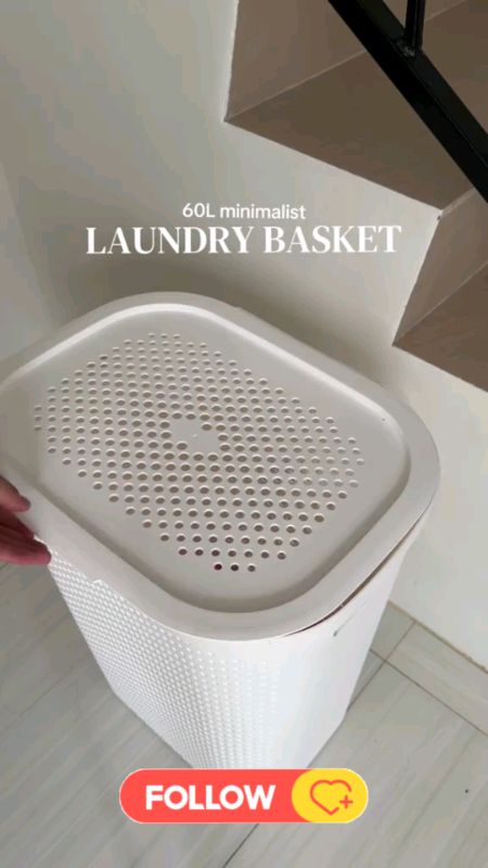 60L LAUNDRY BASKET #minimalist #bestbuy #affordable #lowestprice