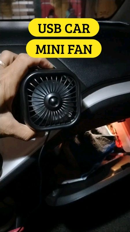Car Fan Strong Wind Adjustable 3-Speed For 12V/24V Auto Air Vent Clip Cooling Fan#trend #ShopeePHPaydaySale #MasMuraSaShopee #FreeCoinsInShopeeVideo#H