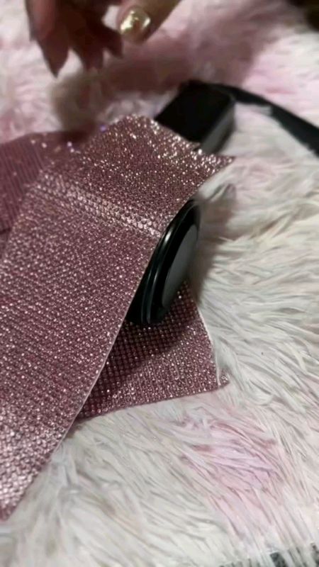 FINE Self Adhesive Rhinestone Sticker Tape 12x20CM DIY Decoration Diamond Sticker Art Crafts DIY Car#excellent #highquality #fyp #trending #viral