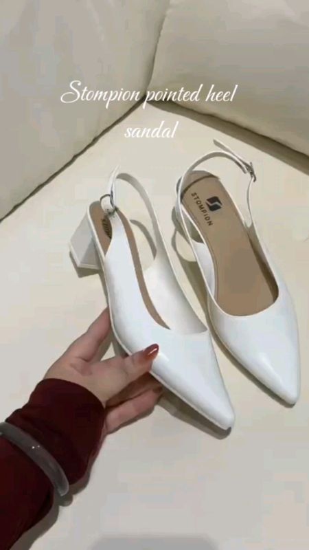 If nagustuhan mo checkout muna💯🫰. #stompionpointedheelssandal #pointedheelsandal #medheelsandal