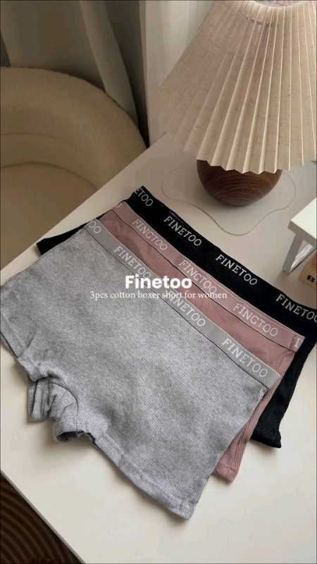 #cottonboxer#womenboxer#finetoo#panty#freecoinInshoppevideo#buynow