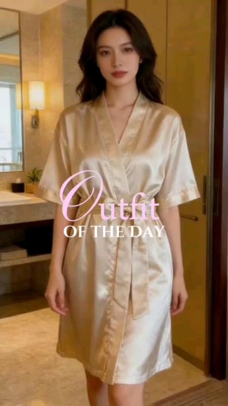 Lovito Women Elegant Rob Daywear Loungewear Spring/summer Apricot Ro... #bathrob #rob #MurasaShopee #HugotsaShopee