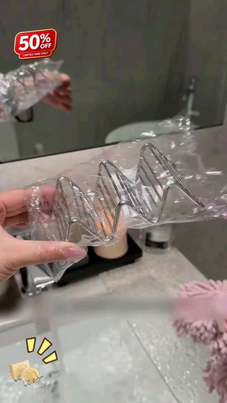 Multifunctional Stainless Steel Soap Holder Set