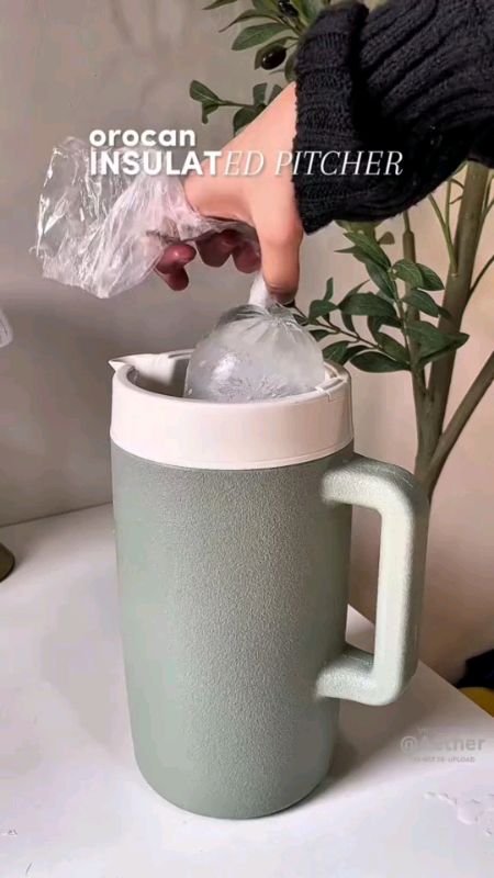 Orocan Insulated Pitcher 1.8L Hot Cold Double Walled Pitsel Pitchel Sweat Proof Insulation Jug