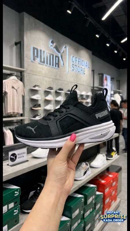 [NEW] PUMA Unisex SOFTRIDE Enzo 6 Sneakers (Black - White) #MasMuraSaShopee