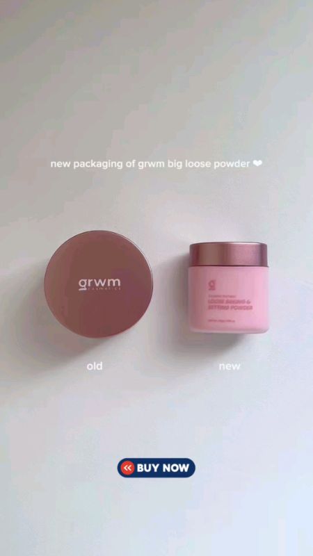 GRWM Cosmetics Powder Rush- Loose Baking and Setting Powder #grwm #grwmcosmetics #powderrush #loosepowder #bakingpowder #settingpowder #musttry