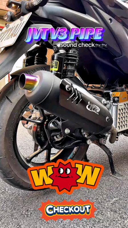 JVT Exhaust Power Pipe V2.1 Silent Killer / V3 Adjustable / V4 Shark Tip / V4 Teardrop Tip#qualityproduct #MasMuraSaShopee #FreeCoinsInShopeeVideo