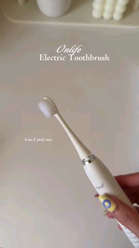 Onlife Ultrasonic Electric Teethbrush 5 Modes Cleaner Teeth Whitening Tartar Removal Teeth Brush #FreeCoinsInShopeeVideo #MasMuraSaShopee