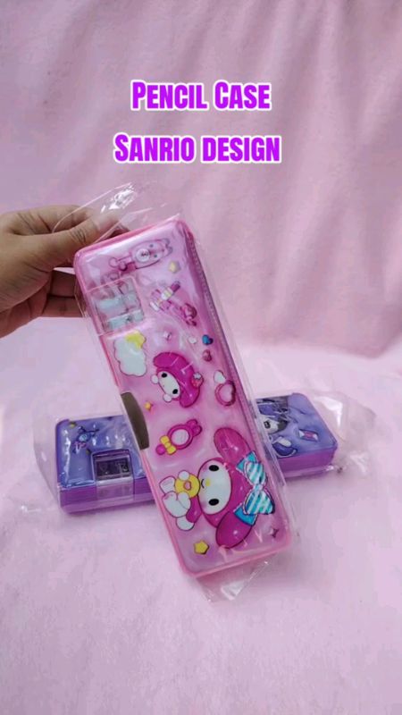 #Sanrio Design Pencil Case Pencil Box Double Sided Magnetic Snaps #QC-667
