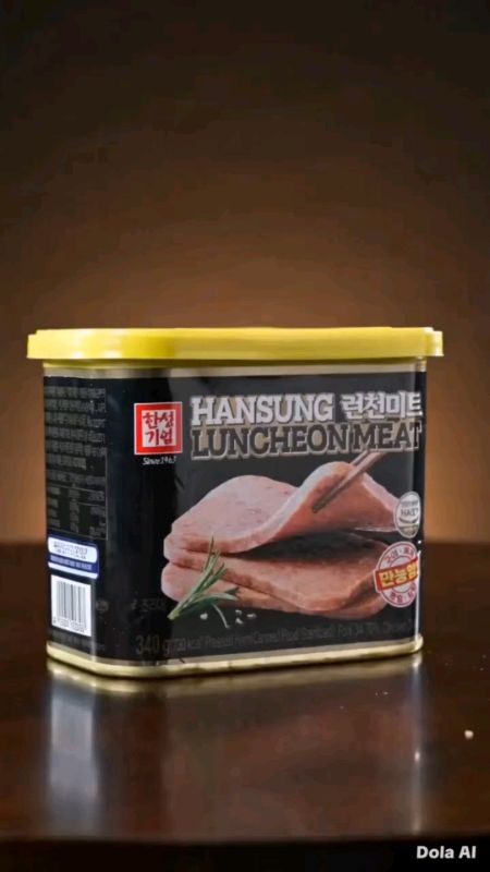 Hansung Luncheon Meat PORK  340g ‎Hansung Luncheon Meat is a premium, ready-to-cook Korean-style pressed meat.