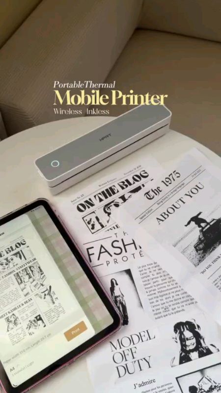 Must have lalo na sa mga students 🫶😩🤍📚✏️ #portableprinter #mobileprinter #printer #wirelessprinter #inklessprinter