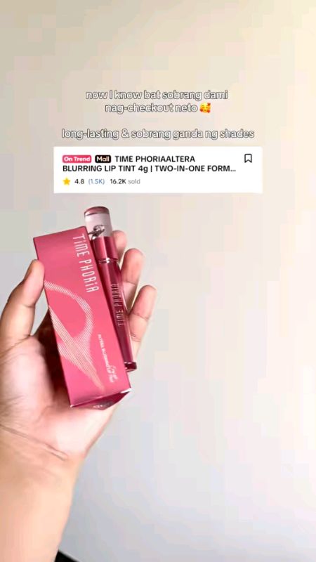 Lip Tint Two-In-One Formula All-Day Wear Altera Shine #MassMuraSaShopee #freecoinsashopeevideo #fyp #trending