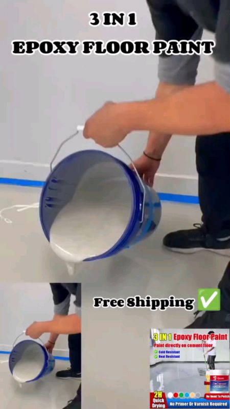 Epoxy Colored Sand Self Leveling Paint Wear-Resistant for Cement #GOOTI#masmurasashopee #viral #shopupeee #Sale  #SolarLight  #foryou