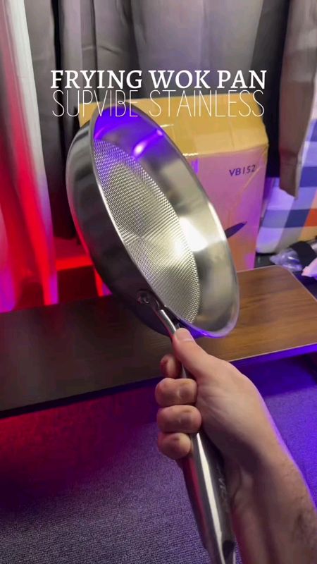 SUPVIBE 304 STAINLESS STEEL NON STICK PAN #HugotSaShopee   #Shopeephpaydaysale #MasMuraSaShopee #Wishlistmosagotko #shopeeph #fyp