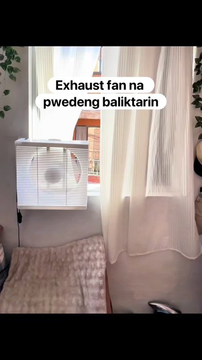 Tumutulong mapanatiling mas presko ang hangin sa loob ng bahay. Bagay sa kusina, CR, at laundry area. #exhaustfan #electricfan #homeessentials #fyp