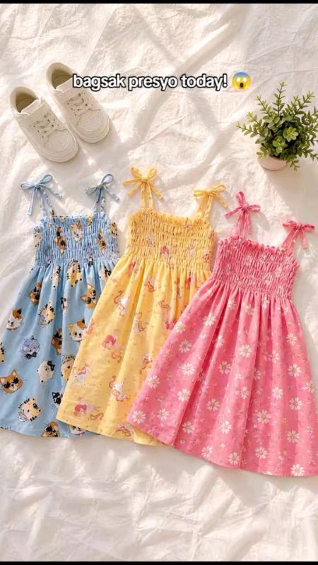 R29 Smocked Dress infant up to teens size Kids Random Print #pisocoinshopee#followers #follower