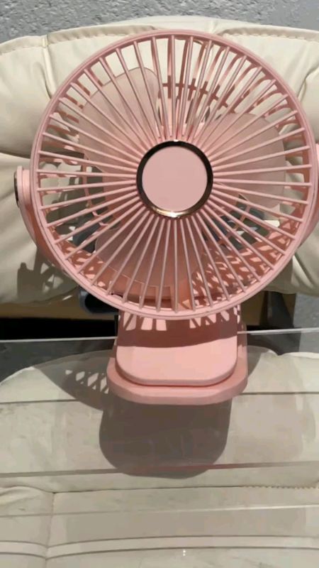Portable USB Charging Fan With Light Clip Fan Desktop Small Electric Fan Wall Mounted Electric Fan#portable#usbchargingfan#lightclipfan#walldesktopfan
