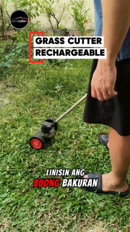 👉 Ayaw mo na mapagod sa damo? 😳 Click mo ‘to sa orange basket! #grasscutter #lawnmower #grasstrimmer #cordlesstools #gardentoolsph #bakuran #homeimp