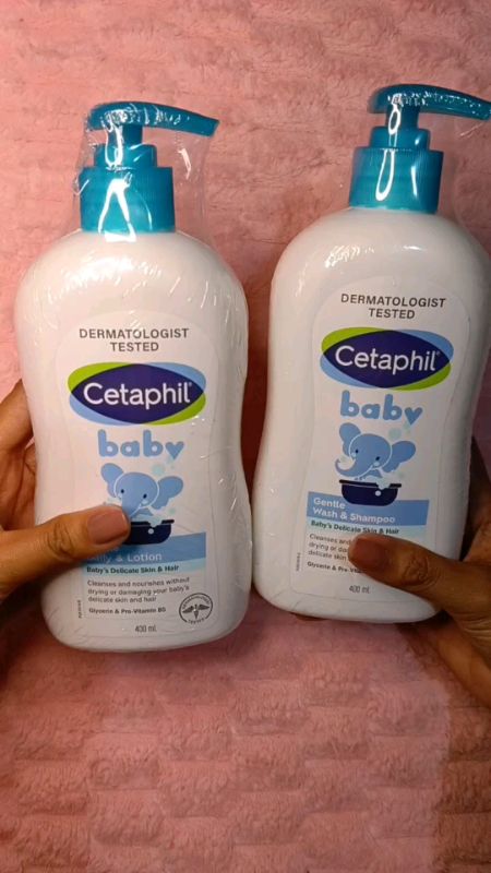 #Newborn Care Set Baby Gentle #Wash & #Shampoo 400ML + Baby Daily #Lotion 400ML