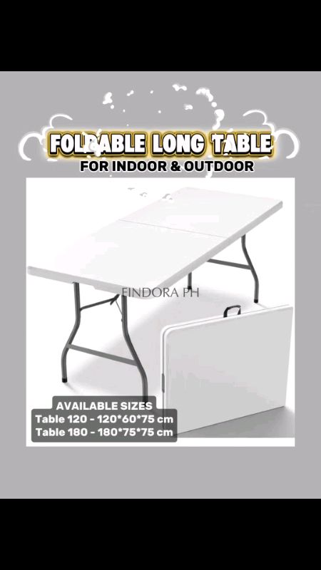 Long Table na pwede for Indoor and Outdoor #foldable #longtable #indoor #OUTDOOR #evoramall #fyp #trending
