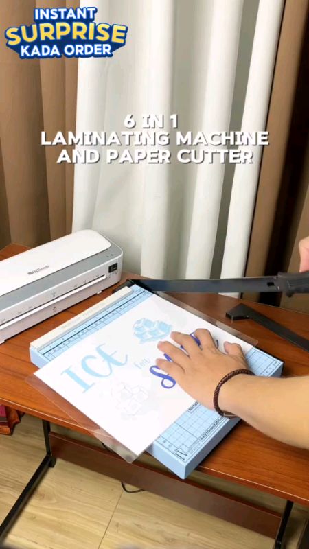 6 IN 1 PROMO BUNDLED LAMINATOR & PAPER CUTTER #Business #Personaluse  #Matibay #Affordable #Masmurasashoppee #Freevideocoins