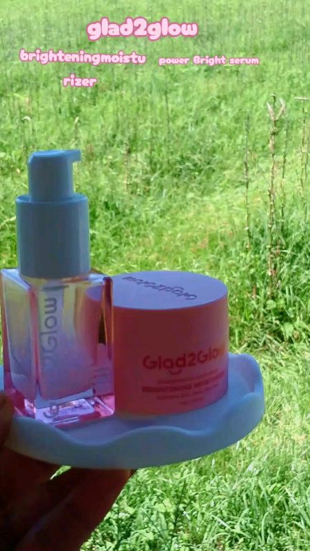 [HOT] Glad2Glow 3PCS Brightening Set Facial Moisturizer & Serum For Face & Milk Facial Wash Cleanser #freeccoinshopeevideo